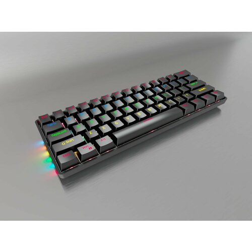 Игровая беспроводная тихая механическая клавиатура с RGB подсветкой черная 299000₽