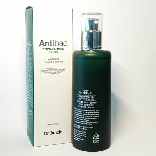 Восстанавливающий антибактериальный тоник для проблемной и чувствительной кожи Dr Oracle Antibac Derma Refining Toner 130мл 1990₽