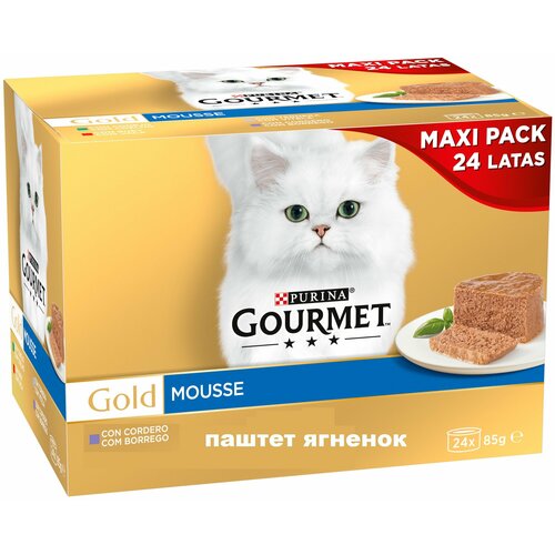 Gourmet Gold паштет ягненок 24шт х 85гр