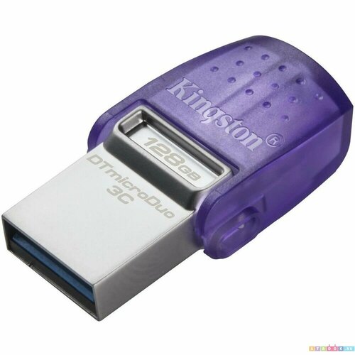 Kingston DataTraveler microDuo 3C G3 DTDUO3CG3/128GB Флешка USB Flash usb flash drive kingston datatraveler microduo 3c 128gb фиолетовый