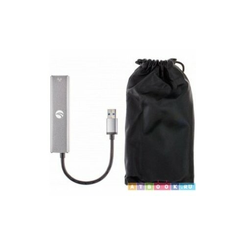 VCOM DH312A USB-хаб (концентратор) концентратор usb 3 0 vcom telecom dh312a 3 х usb 3 0 rj 45 серый