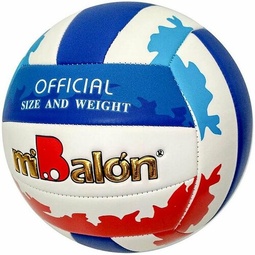 Мяч волейбольный SPORTEX PU 2 5 270 гр маш сш синийбелый 1009₽