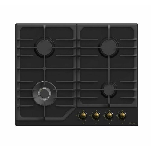 Газовая варочная панель HISTORY HGE 643C RBK черный 2772000₽
