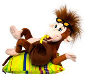 Игрушка мягконабивная обезьянка "Счастливчик Баунти", 28 см.