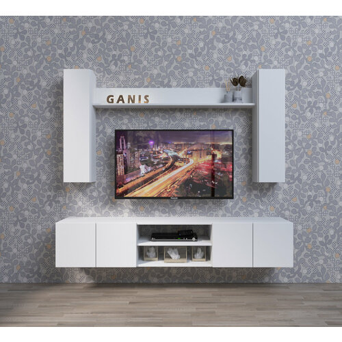 Стенка Чарли белый ШхВхГ 170х155х40см 19896₽