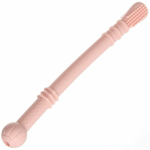 Прорезыватель силиконовый логопедический цвет розовый 373₽