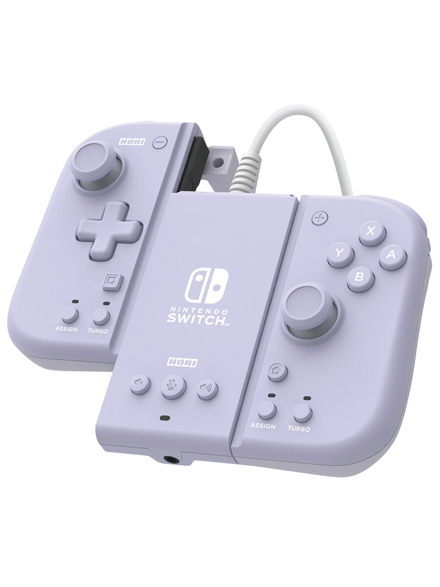 Nintendo Switch Контроллеры Hori Split Pad Pro Attachment (Lavender) для консоли Switch (NSW-428U)