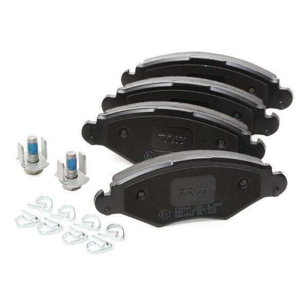 [GDB1500] TRW Колодки тормозные TRW Peugeot 206/206Sw 01>(-ABS), передние [GDB1500] комплект на ось - фото №9