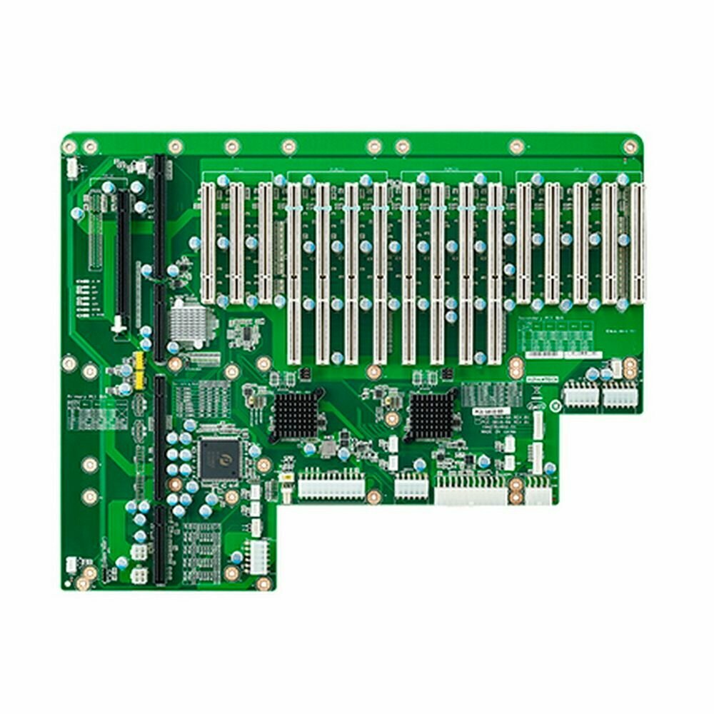 Advantech Плата интерфейсная Advantech PCE-5B18-88B1E Advantech Объединительная плата PICMG 1.3, 18 слотов, 1xPICMG 1.3, 8xPCI, 1xPCIe x16, 8xPCI-X {6} PCE-5B18-88B1E