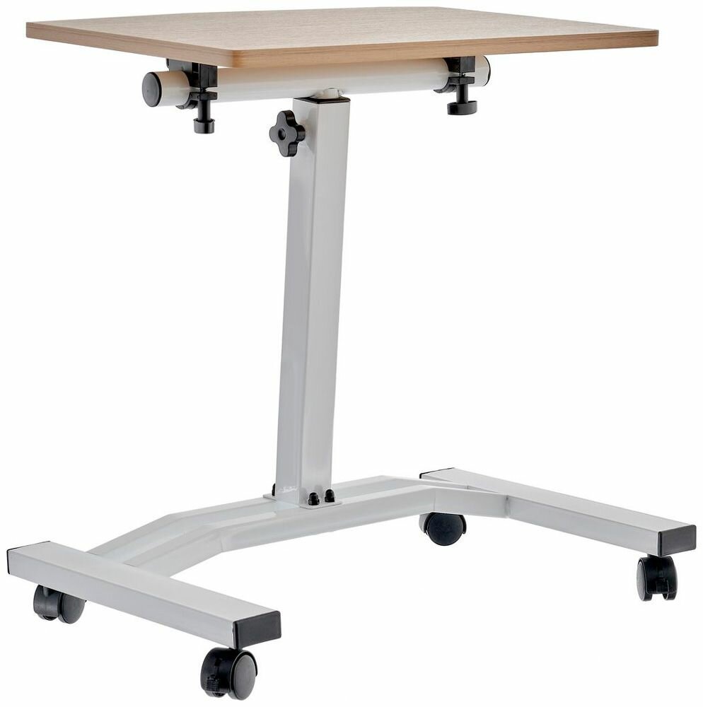 фото Стол многофункциональный на колесах Bradex ролет 48x40 см светлое дерево TD 0728
