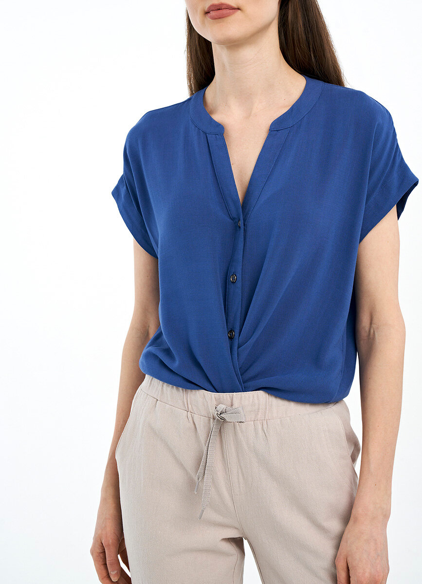 Блузка для женщин FUNDAY VSW698F16-62 пыльно-голубой L (50)