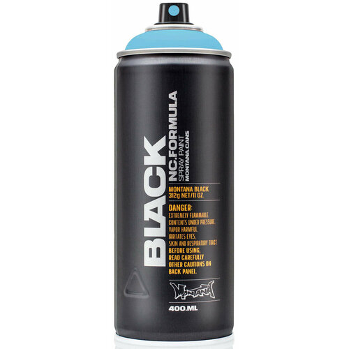 Краска для граффити MONTANA BLACK нежно-голубая 0,4л 5020 BLK голубой