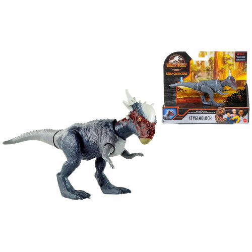 фигурка цепляющийся динозавр анкилозавр бампи jurassic world ankylosaurus bumpy snap squad gvg70 mattel 2020 Фигурка динозавра Jurassic World Стигимолох серия Яростный удар Stygimoloch Savage Strike GVG49 Mattel 2020