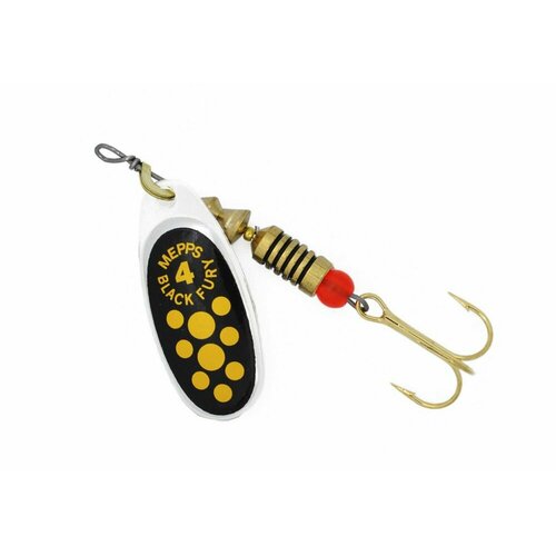 Блесна Mepps COMET BLACK FURY AG/JN № 4 (8гр)