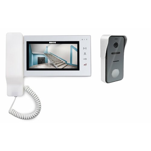 Комплект видеодомофона для дачи дома с трубкой ALFA-T экран 7 с вызывной панелью LUX угол обзора 148 град сенсорное управление открытие замка 220В 16499₽