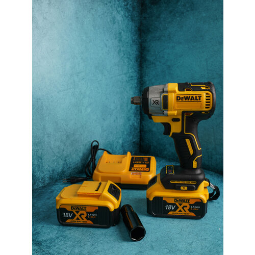 Гайковерт аккумуляторный ударный бесщеточный в кейсе 18V 2АКБ 9300₽