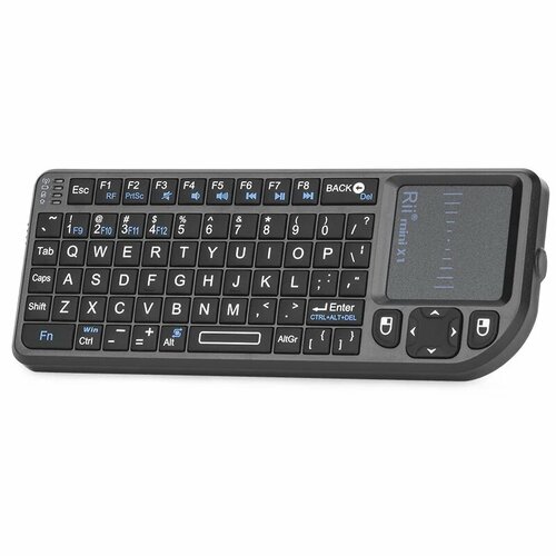 Rii X1 Мини беспроводная клавиатура с сенсорной панелью German Keyboard 1781₽