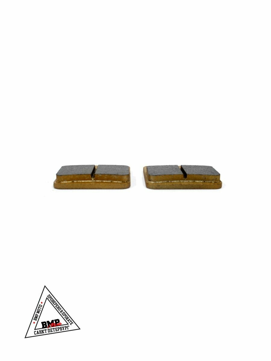 Колодки для питбайка TTR 125, KAYO, XR125, BSE.DIO под однопоршневой суппорт X-TECH медь с кевларом — фото 1