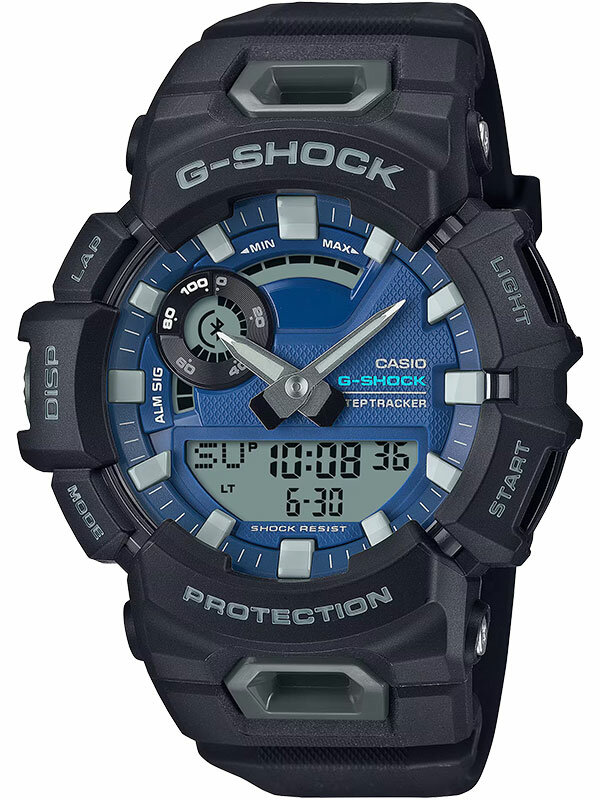 Наручные часы CASIO G-Shock, черный, синий — фото 1