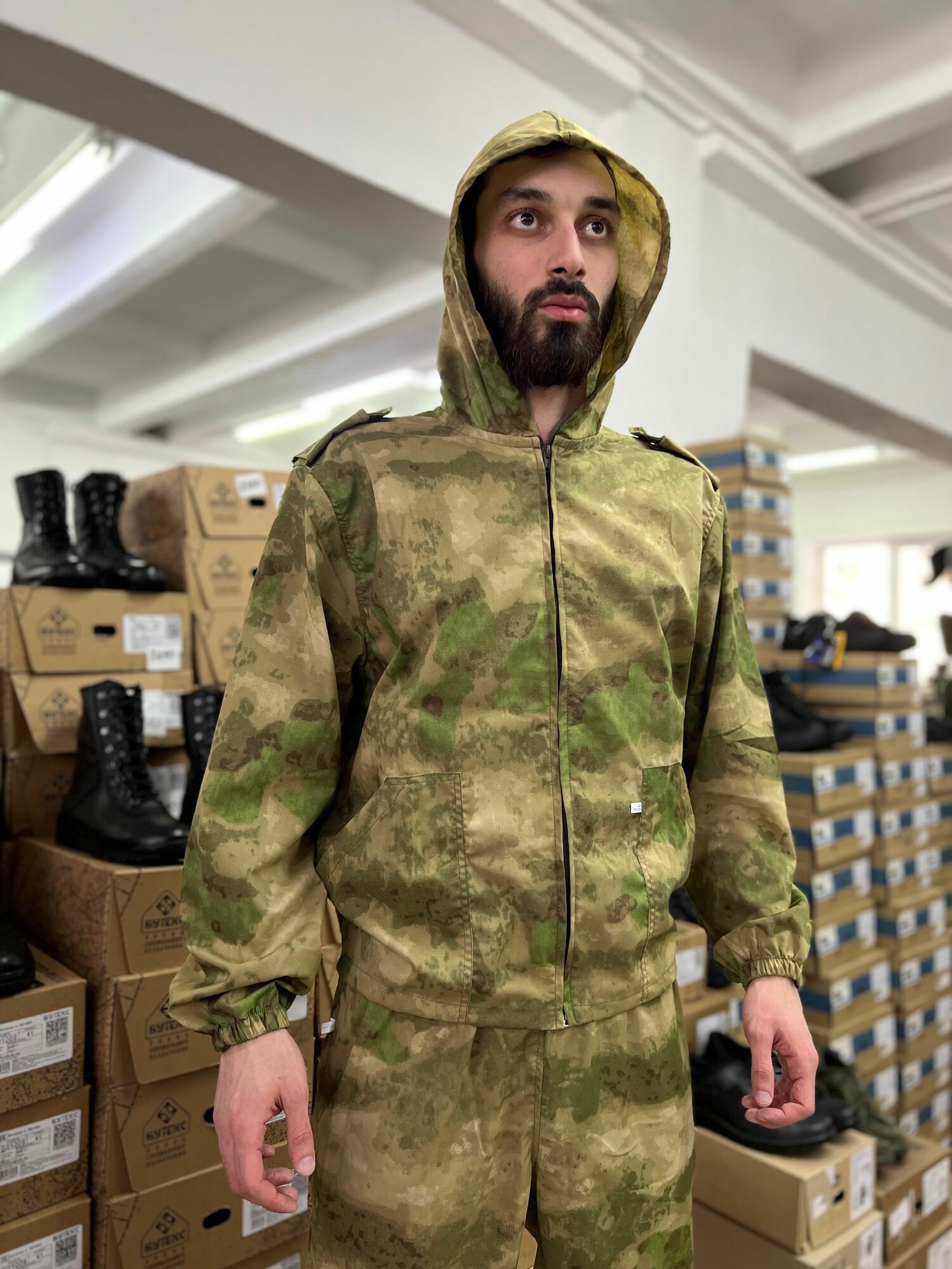 Комплект одежды ГОРЕЦ, размер 56/170-176, зеленый — фото 1