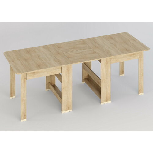 Стол-книжка СКР-17-Р (2500 мм) Дуб Сонома, раскладной, обеденный, 78.8х87.0х250.0 см, россия