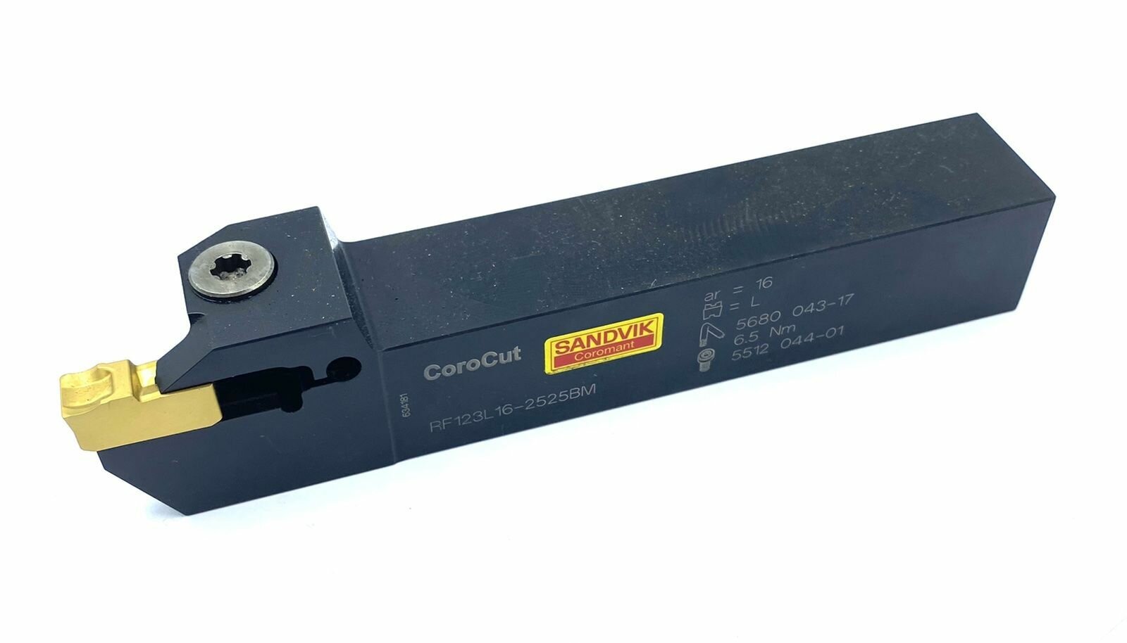 Резец отрезной канавочный Sandvik RF123L16-2525BM