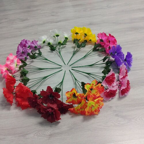 Изображение товара Искусственные цветы "Ветреница" ikea, длина 38 см, высота 35 см, цвет желтый, 10шт