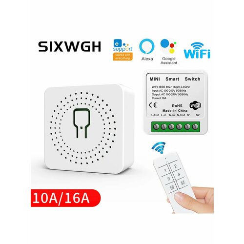 Умное Wi fi реле 16A eWeLink 550₽
