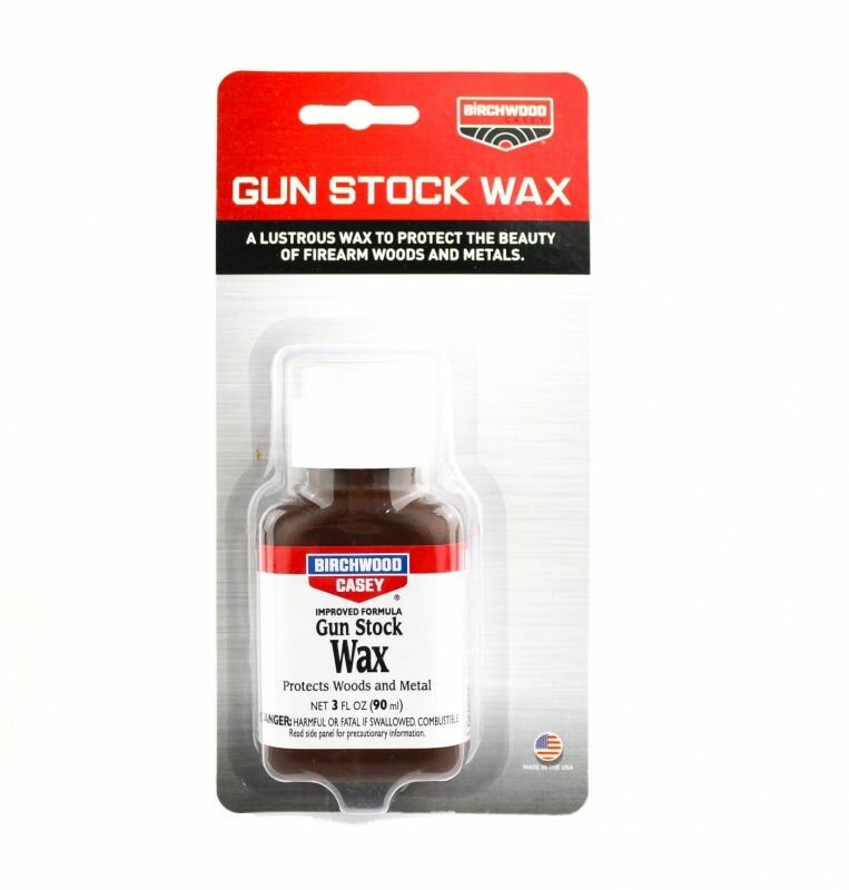 Воск Birchwood Casey Gun Stock Wax для ухода за деревом, 90мл