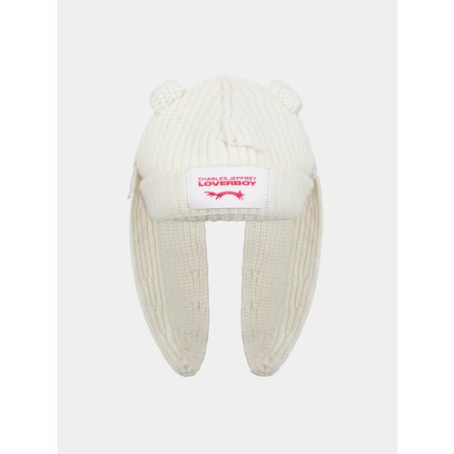 фото Шапка-бини charles jeffrey loverboy chunky rabbit для мужчин и женщин, размер onesize, экрю