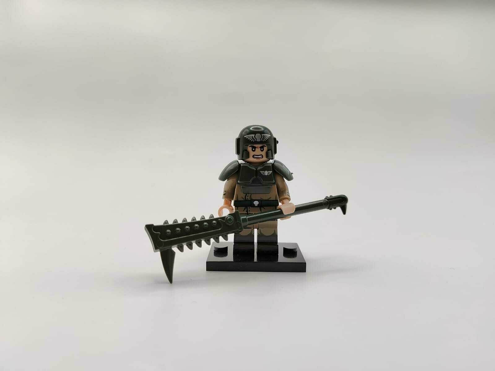 Минифигурка "Гвардеец Специалист Ближнего боя", фигурка война из Warhammer, совместима с конструкторами Lego — фото 1