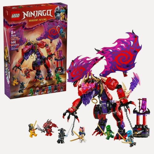 Изображение товара Конструктор LEGO Ninjago Громоклык Дракона Хаоса 71832, 668 деталей, от 8 лет