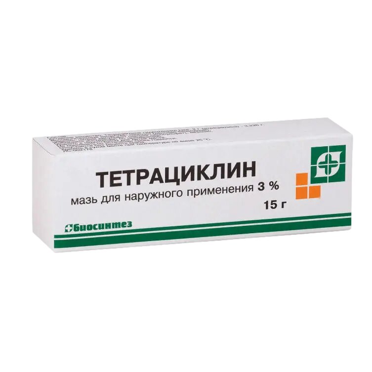 Тетрациклин мазь для наружного применения 3  15 г 1 шт