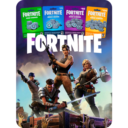 FORTNITE 5000 V-BUCKS Фортайн карта активации 5000 В-БАКСОВ Россия GLOBAL 9995₽