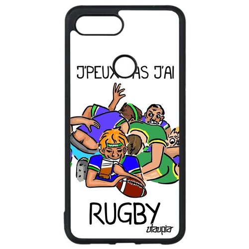 фото Защитный чехол на мобильный // xiaomi mi 8 lite // "не могу - у меня регби!" картинка спорт, utaupia, белый