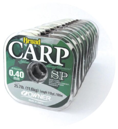 Леска Owner Broad Carp летняя SP 0.18мм 100м