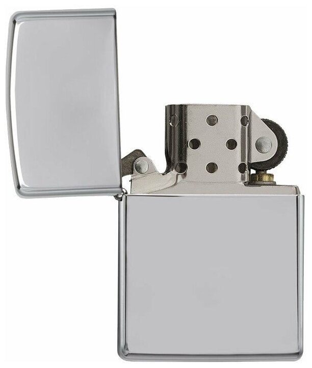 Zippo Зажигалка Zippo 250 High Polish Chrome (полированное хромирование) - фотография № 1