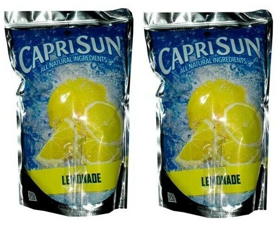 Фруктовый сок Capri-Sun Lemonade / Капри-Сан Лимонад 2 шт. х 177 мл. (США)