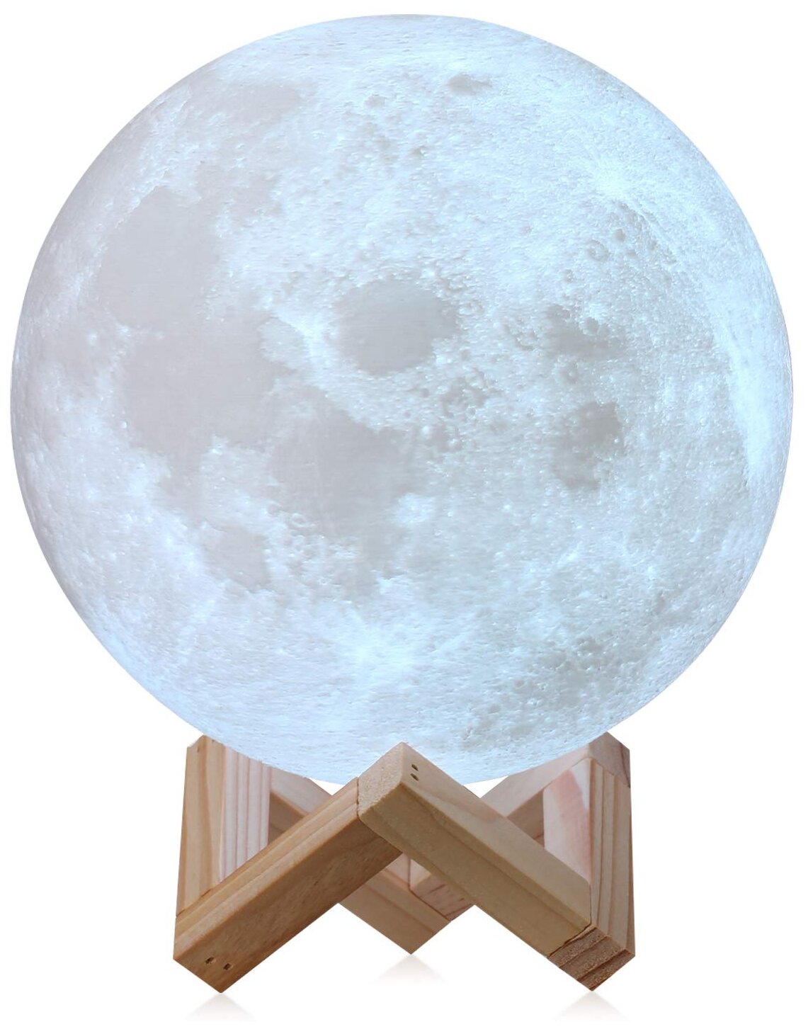 Светильник-ночник "Луна", с пультом ДУ, 15см, 16 цветов, встроенный аккумулятор