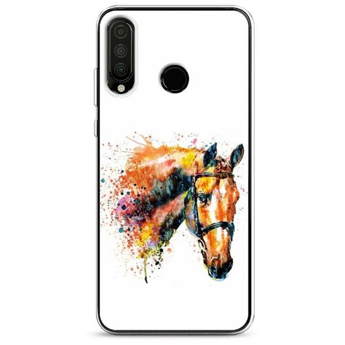 фото Силиконовый чехол "лошадь арт 4" на honor 20s / хонор 20s case place
