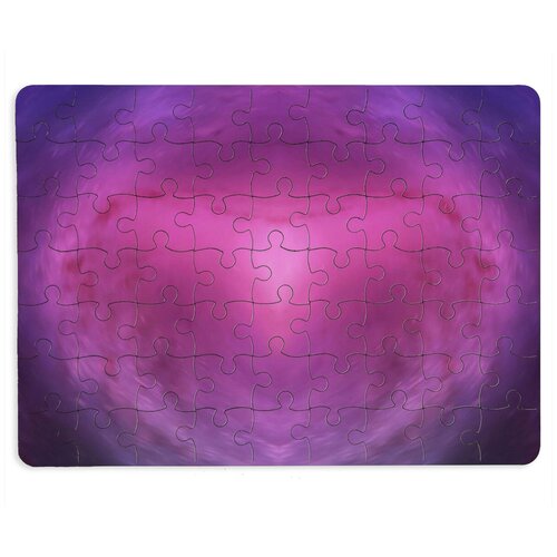 Пазлы CoolPodarok Фиолетовый фон 13х18см 63 эл. магнитный