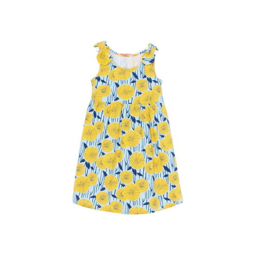 Платье для девочки А.BK1318P, цвет голубой, рост 92