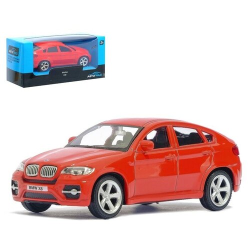 Машина металлическая BMW X6, 1:43, цвет серый модель автомобиля металлическая bmw x6 масштаб 1 43