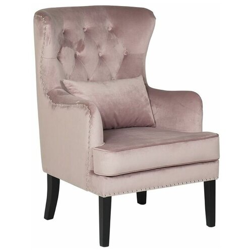 фото Кресло rimini велюр пыльная роза н-йорк garda decor