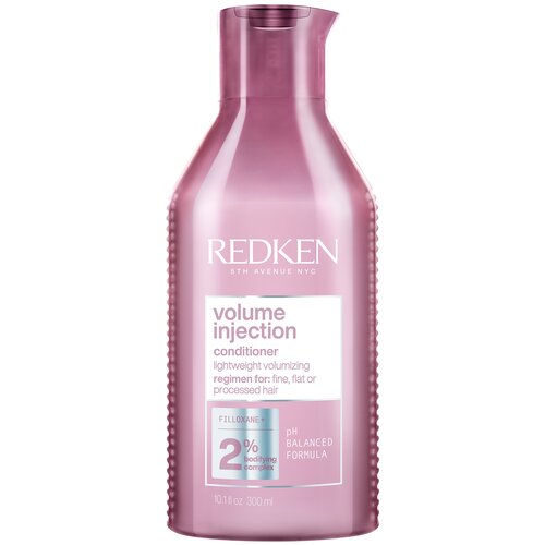 Redken Кондиционер Volume Injection для плотности и объема, 300 мл шампунь volume injection champú redken 300 ml