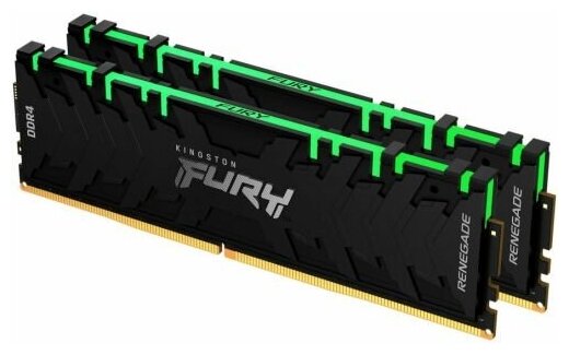 Модуль памяти DDR4 32GB 216GB Kingston FURY KF436C16RB1AK232 Renegade RGB 3600MHz CL16 2RX8 135V 288-pin 8Gbit 1118700₽