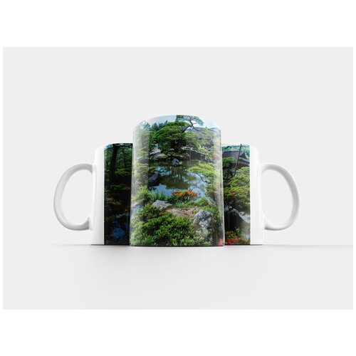 фото Кружка "сады гинкаку-дзи, киото, япония" 320 мл lotsprints