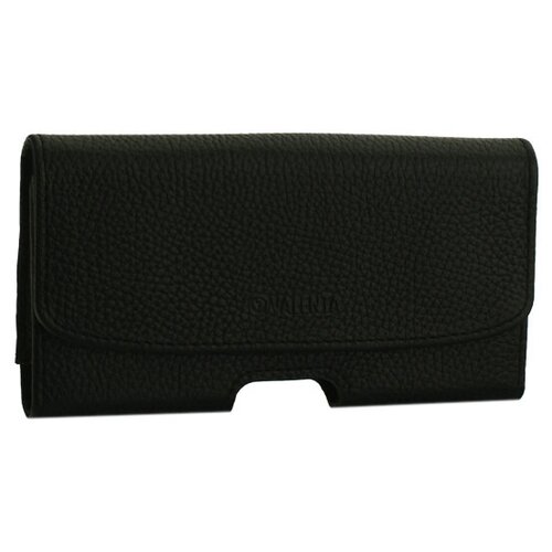 фото Чехол-кобура (внут. маг кожаный рифленая valenta (c-1299xl) arezzo (165x85x20mm 5.5") с двойным креплением на ремень черный