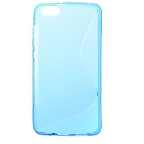 Чехол силиконовый для Huawei Honor 4X S-Line TPU (Синий)