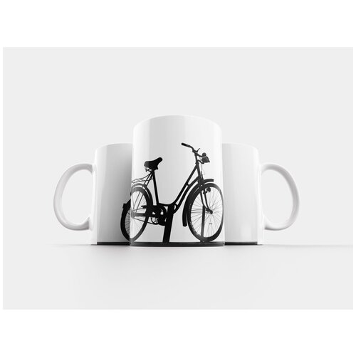 фото Кружка "велосипед, черно-белый, циклы" 320 мл lotsprints